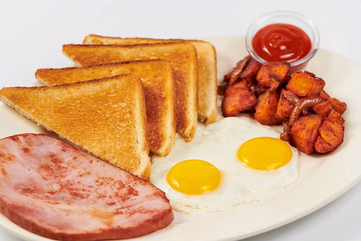 Farm Fresh Eggs with Grilled Ham - The Cheesecake Factory Menu Prices 2026